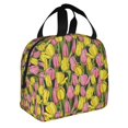 thumbnail image 2 of Easygdp Tulips Flowers Bolsa Térmica Premium - Tela Oxford Impermeable, Gran Capacidad, Bolsillo Frontal, Unisex para Trabajo, Escuela, Actividades al Aire Libre y Picnics, 2 of 8