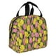 thumbnail image 2 of Easygdp Tulips Flowers Bolsa Térmica Premium - Tela Oxford Impermeable, Gran Capacidad, Bolsillo Frontal, Unisex para Trabajo, Escuela, Actividades al Aire Libre y Picnics, 2 of 8