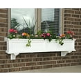thumbnail image 3 of MAYNE 5824W 5-Foot Fairfield Window Planter Box with Brackets - White, 3 of 5