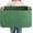 Green, variant on Cotton Rope Basket, Rectangle Woven Nursery Blanket Basket, Toy Storage Basket with Handle, Baskets for Organizing, 18”x14”x12”, Brown variegated