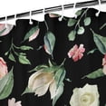 thumbnail image 4 of Waterproof Pioneer Shower Curtain 36x72 Inch Polyester Unique Colorful Floral Shower Curtain for Bathroom Hotel Home Decor with 7 Plastic Hooks, 4 of 5