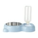 thumbnail image 1 of onlyliua para Interior/Exterior Cuenco para Mascotas de Acero Inoxidable, Cuenco Multifuncional para Perros con Botella de Agua, 1 of 2