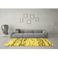 thumbnail image 3 of Ahgly Company Indoor Rectangle Solid Yellow Modern Area Rugs, 3' x 5', 3 of 4