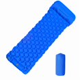 thumbnail image 1 of Colchón inflable para acampar al aire libre, almohadilla para dormir con almohadas, esterilla de aire ultraligera integrada, bomba de inflado para senderismo, 1 of 2
