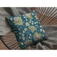 thumbnail image 5 of Friendly Flowers Throw Pillow with Removable Cover in Green 18x18, 5 of 5
