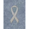 thumbnail image 1 of Clear Ribbon for Lung Cancer Awareness Canvas House Flag Size - 28 x 40 In., 1 of 1