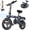 Blue, variant on INSDRGN Folding Electric Bike for Adults Teens, 650W Peak Motor, 10.4AH 48V Battery 14" Electric Bicycles, 28 Miles Range, Mini Ebike for City Commuter, UL2849, Gray