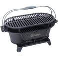 thumbnail image 6 of WRXELAN Cast Iron Hibachi Grill – Portable Charcoal BBQ for Outdoor Cooking, Durable Tabletop Skillet, Compact Camping Charcoal Cooker for Tailgating, Picnics & Hunting (Oval), 6 of 20
