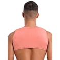 thumbnail image 2 of TiaoBug Mens Muscle Tank Tops Sleeveless Bodybuilding Crop Vest Gym Workout Undershirts Pink XL, 2 of 6