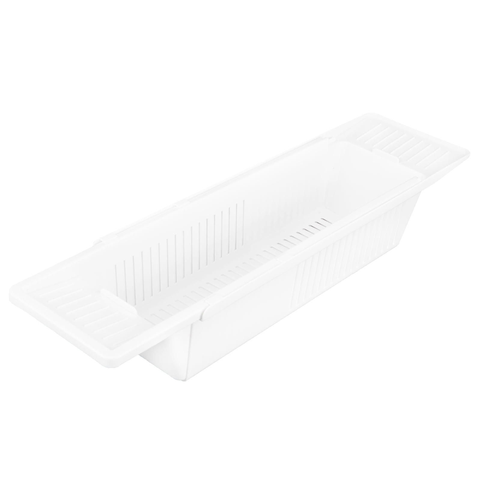 Retractable Bathtub Shelf: Multi,Purpose Storage, Shampoo, Toys, Towels, Quick Drying