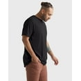 thumbnail image 2 of Hanes Originals Men's Tri-Blend T-Shirt (Big & Tall Sizes) Black XLT, 2 of 4