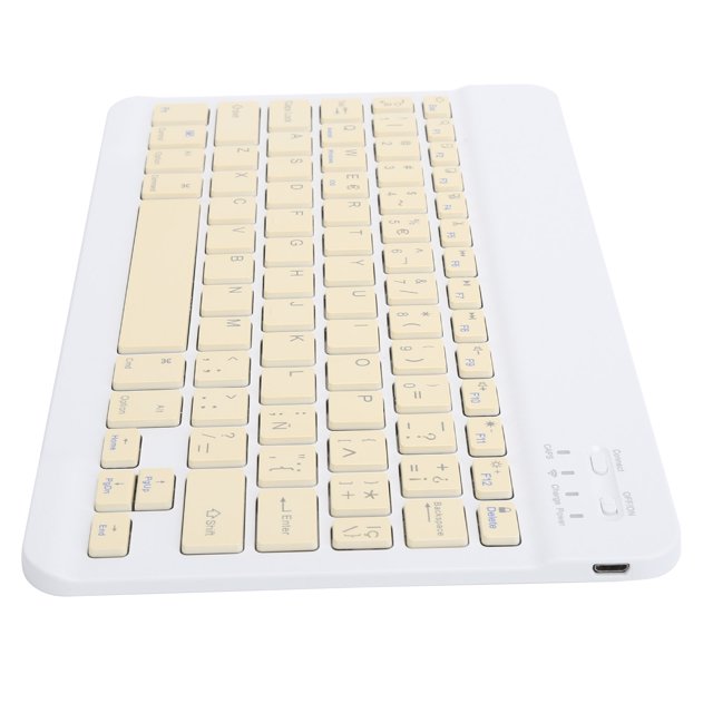 Teclado de Tableta, Suministro de Computadora Teclado inalámbrico que no es deslizamiento portátil para escríbido rápido para teléfonos móviles computadoras portátiles y