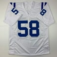 thumbnail image 4 of Autographed/Signed Gary Brackett Indianapolis White Football Jersey JSA COA, 4 of 4