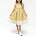 thumbnail image 2 of QSXADF Girls' Long Maxi Dress Beach Dress Children's Plaid Sleeveless Dress For Summer Leisure And Comfortable able For Both Adults And Girls Summer Outfits, 2 of 7