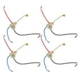 thumbnail image 4 of Ceiling Fan Light Switch, 4Pcs 250V 125V Replacement Lamp Pull Chain Switch Petal Handle  For Wall Sconces Gold, 4 of 8