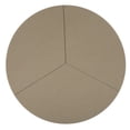 thumbnail image 4 of WestinTrends Pacifica HDPE Plastic Outdoor Round Adirondack Patio Side Table, White/Sand, 4 of 9