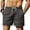Black2, variant on Lmnyox Mens Quick Dry Beach Shorts Vintage Casual Striped Shorts Lightweight Elastic Waist Drawstring Summer Shorts