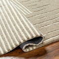 thumbnail image 3 of Hauteloom Akuji Wool Living Room, Bedroom Area Rug - Green, Brown, Orange - 2' x 3', 3 of 8