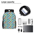 thumbnail image 5 of Rocae Artoon Transport print Computer Bag with Separate Compartment, Suitable for 15 inch Laptop Backpack, Gift for Men and Women, 5 of 5
