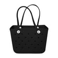 QAQYU Rubber Beach Bag-Beach Rubber Tote Bag,Waterproof Washable ...