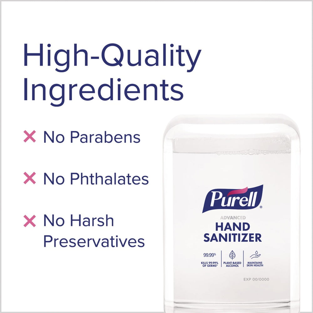 1,200 mL Advanced Foam Hand Sanitizer Refill for ES10 Automatic Dispensers - Fragrance-Free (2/Carton)