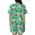 thumbnail image 3 of Bixox Women's Christmas French Bulldog Printed Pajama Set 2 Piece Lounge Set Top and Shorts Soft Pajamas, Shorts with Pockets, 3 of 7