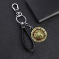 thumbnail image 5 of Llavero de dibujos animados Lu Fei sombrero de paja y calavera alrededor llavero de Metal para hombres y mujeres pequeño llavero de regalo, 5 of 5