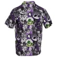 thumbnail image 2 of The Nightmare Before Christmas Jack Skellington All Over Print Adult Halloween Button Up Shirt, 2 of 8