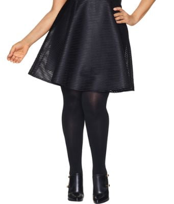 plus size fashion tights