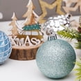 thumbnail image 5 of Bola de Navidad de 6 cm/2,36 pulgadas, 30 piezas de adornos para árboles de Navidad, decoraciones para árboles de Navidad de plástico inastillable, adornos de bolas de Navidad, colgantes para colgar,, 5 of 5