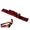 Red, variant on Fitness Resistance Band,8-Loop Fitness Resistance Bands, 35.4 in / 90 cm Latex Silk Workout Band for Dance, Pilates, Physical Therapy,Stretching