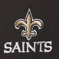 thumbnail image 3 of Men's Dunbrooke Black New Orleans Saints Sonoma Softshell Full-Zip Jacket, 3 of 4