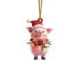 thumbnail image 2 of Christmas Ornament Adorable Dog Design Acrylic Perfect for Tree Decoration Festive Decor Ideal for Christmas Season/ Christmas Ornament J, 2 of 7