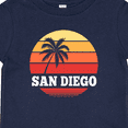 thumbnail image 4 of Inktastic San Diego California Vacation Retro Sunset Boys or Girls Baby T-Shirt, 4 of 5