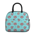 thumbnail image 2 of Lunch Bag Lunch Box for Women Reusable Insulated Lunch Bags,Water-Resistant Cute Donuts Cooler Lunch Tote Bag, Large Capacity for Work Travel Picnic, 2 of 6