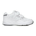 thumbnail image 3 of Women's Stability Walker Strap Sneakers White Leather Polyurethane EVA Rubber 13 XX-Wide, 3 of 5