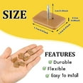 thumbnail image 3 of New Arrivals Tack-in Drawer Glides Track Glide for Repairing Dressers, Making All the Drawers Slide Smoothly and Evenly 30Pcs, 3 of 10