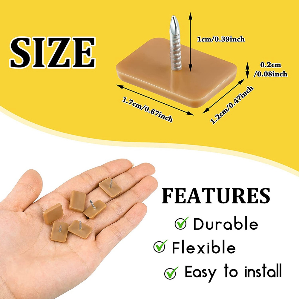30 Pcs Drawer Glides Tack-in Drawer Glides Plastic Drawer Glides Nail