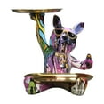 thumbnail image 3 of yotijay Colorful Dog Statue Key Holder Tray 8.6x8.6x9inch Handmade Cosmetic Tray C, 3 of 9