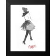 thumbnail image 2 of McCavitt, Naomi 19x24 Black Modern Framed Museum Art Print Titled - Fashion Week Sketch I, 2 of 5