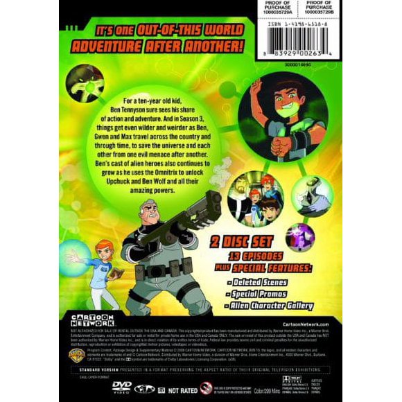 Cartoon Network: Classic Ben 10 Season 3 [DVD]
