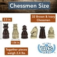 thumbnail image 3 of WE Games Fancy Medieval Themed Chess Set - 15 inches - Wood Expressions, Inc., 3 of 10