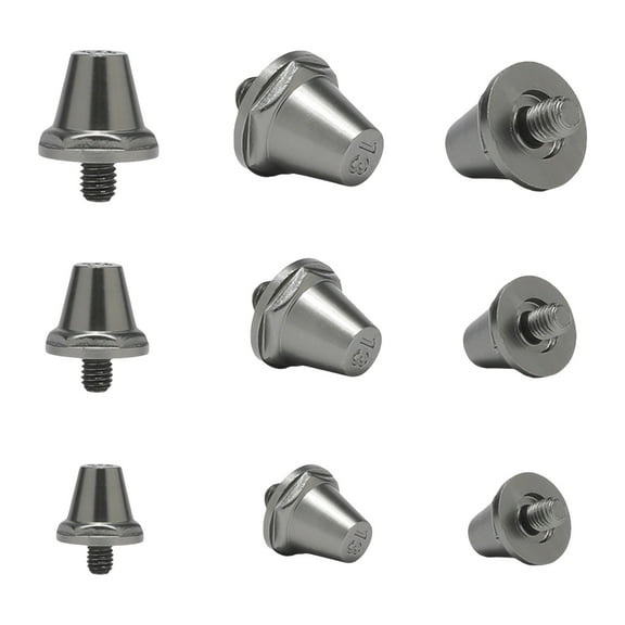 RUISINERY 12pieces Universals Aluminum Football Shoe Studs Replacement Soccer Cleats Football Boot Spikes for Soccer Enduring