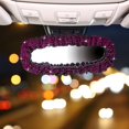 thumbnail image 1 of LEEYNEER Car Mirror Cover With  Mirror Decoration   Car Mirror Cover Mirror Accessories Elastic   Car Mirror Female Cover Bling Car Accessories General Acce, 1 of 5