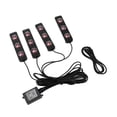 thumbnail image 2 of Lámpara Ambiental, DC5V USB Colorido 1V4 Car LED Starry Foot Light Sensibilidad Ajustable Para Adaptaciones De Automóviles ANGGREK Otros, 2 of 8