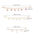 thumbnail image 2 of unbranded 3Pcs Golden Metal Purse Strap Extender Chain Elegant Design for Bag Decoration, 2 of 7