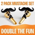thumbnail image 4 of Paquete de 2 Bigotes con Clip para Trombón con Estuche Protector Bigote para Trombón con Empuñaduras de Caña Firmes, 4 of 6