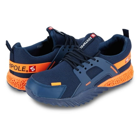 

SouthPole Boys Lightweight Athletic Running Walking Gym Shoes Casual Sports Shoes Fashion Sneakers Walking Shoes Blue Size 4