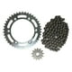 thumbnail image 1 of Engrane 42X13 Cadena 520Hx120L Set Italika Dm 150 Roja (18–21) Choho, 1 of 3