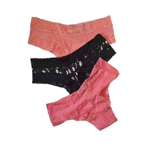 Victorias Secret Lencería Pack 3 Panties Cachetero chicas Victoria's Secret Cachetero